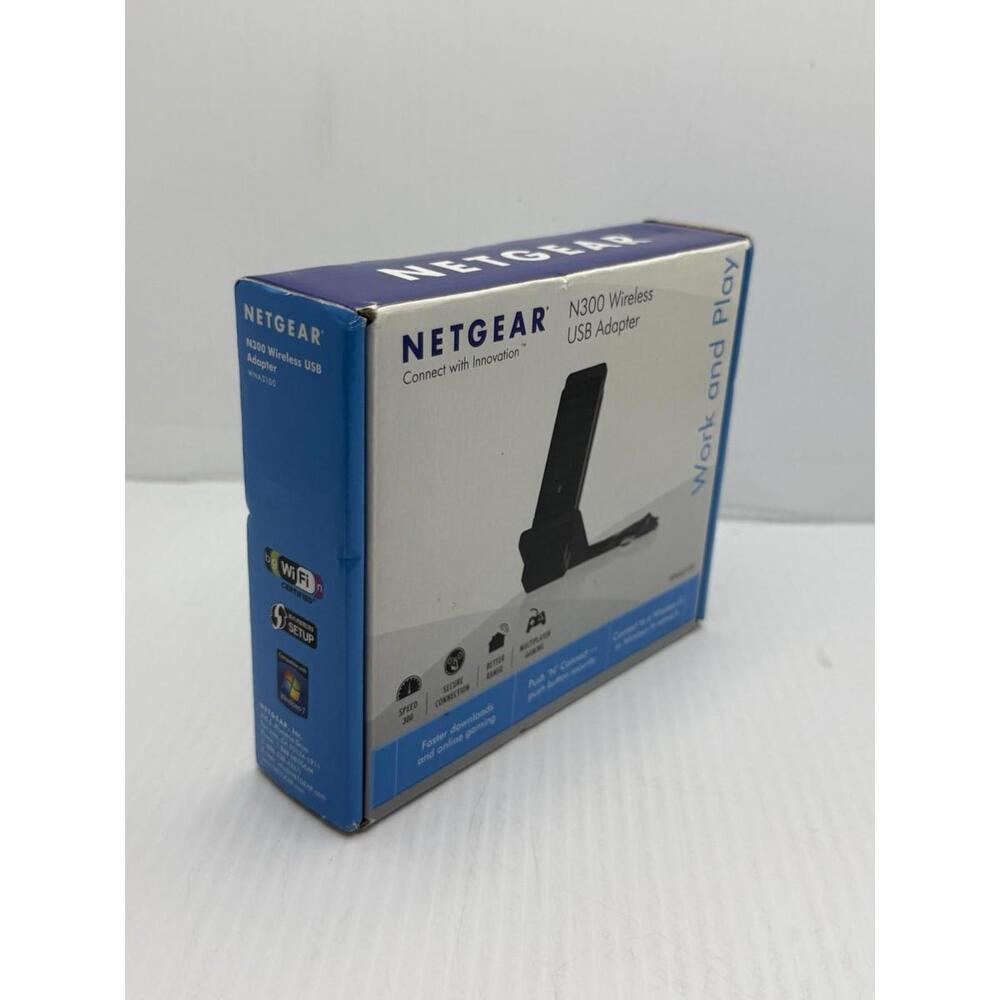 NetGear WNA3100 Wireless N-300 USB Wifi USB Adapter with Cradle